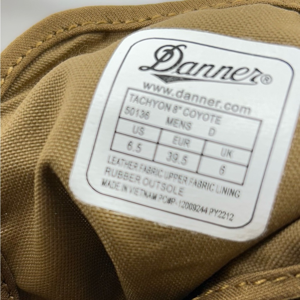 Danner Coyote Tactical Boots Size Woman’s 6.5 - Picture 9 of 10